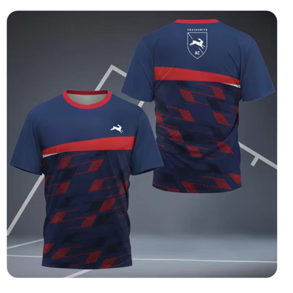 Men's Golf Sports T-shirt Badminton Training Short Sleeve T Shirt Big Size Loose Gym Fitness Outdoor Running Quick Dry Clothing