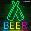 Creative Cross LED Neon Light for E-sports & Bedroom Decoration - Wall Hanging Sign for Bar & Room Atmosphere