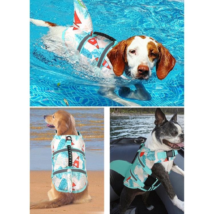 Dogs Pool Vests for Beach Pool Swimming & Boating Suit with Handle Costume Swimsuit with Handle