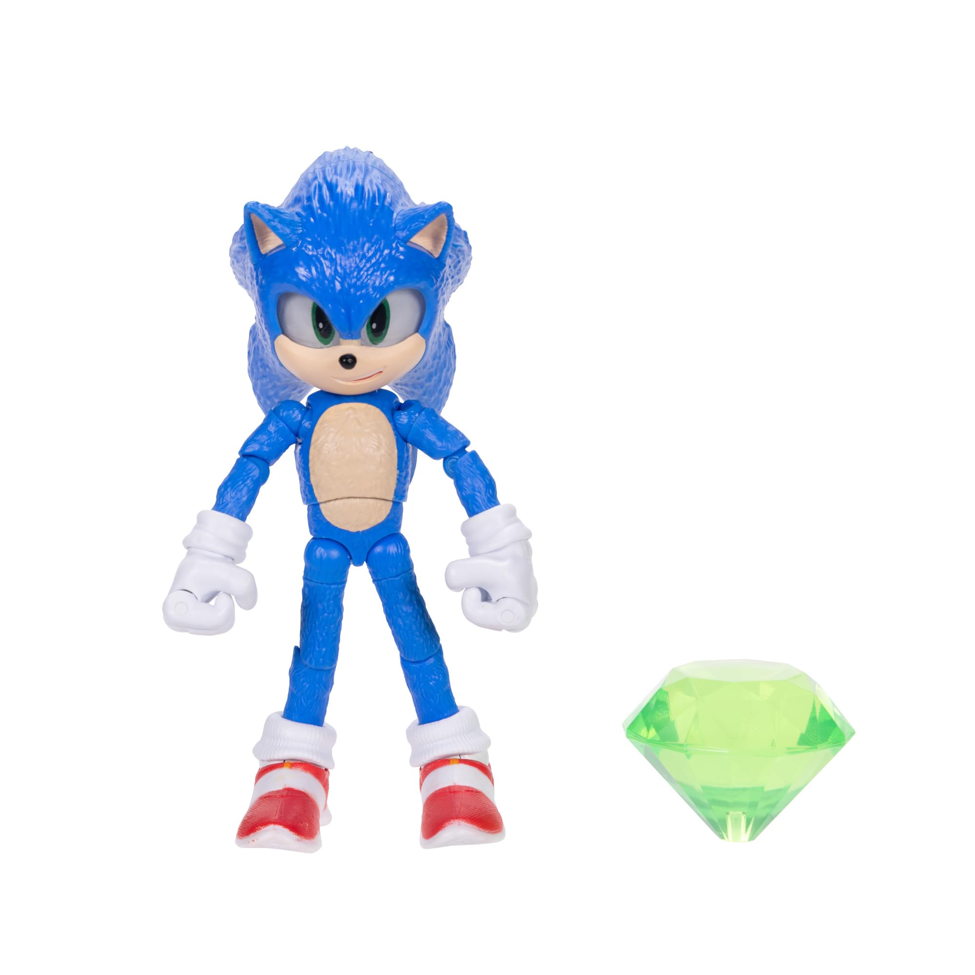 

Sonic the Hedgehog Sonic 3 Movie Action Sonic with Emerald Wave 5 Figure #3