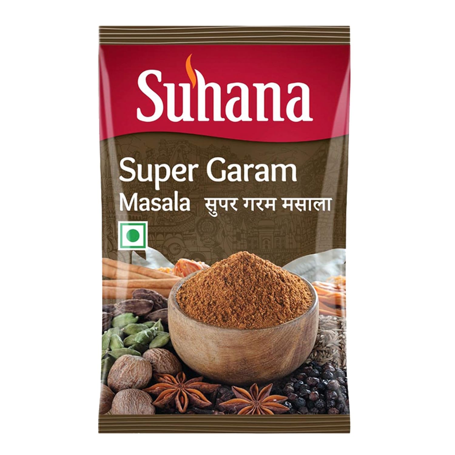 

Suhana Super Garam Masala 200 g x 2 Pack of 2 Aromatic Indian Spice Blend for Cooking Authentic Flavor Mix Premium
