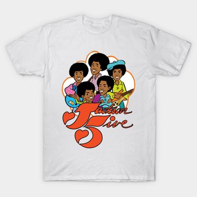 Camiseta Mujer Jackson 5 70S Dibujos Animados Retro Vintage Estilo 1970S Harajuku Estampado Kawaii Camiseta Verano Manga Corta Camiseta Femenina Top