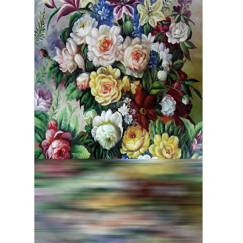 Flowers Scenery Villa Backgrounds for Photographs Wedding Theme Backdrop Maternity Shooting Props Photobooth