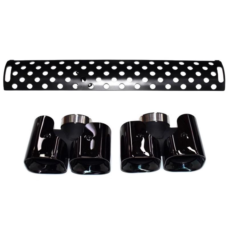 Kahn Quad Square Outlet Exhaust for 2020-2025 Land Rover Defender 90/110 Tailpipe Modification