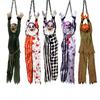 Halloween Animatronics Decoration Hanging Clown Nurse Voice Control Electric Outdoor Scary Clearance Horror Haunted House Props