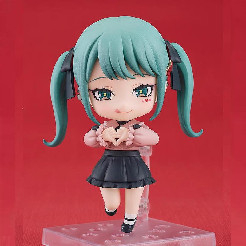 10cm Hatsune Miku PVC Figure Demon Style Q Version Anime Collectible Statue Toy Gift for Fans