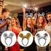 Black Gold 2025 New Year Headbands Wear-resistant Cosplay Headbands  Costume Party Accessories