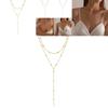 Elegant Geometric Pendant Necklace Charm For Womens Fashion Accessory