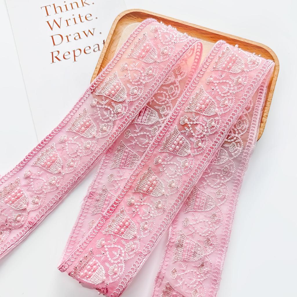 Eugen Yarn Solid Color Computer Machine Embroidery Beads Barcode Window Accessories Clothing Accessories Lace Accessories