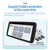 10.33inch Car Radio Ossuret 1Din Touch Screen 360° Rotatable Android 13 GPS