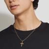 Lala Christie Cross Necklace Top for Men and Women, pt900 Platinum, lp103-0002-pt