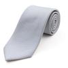 [Michiko London] Brand Necktie, Made In Japan, Silk, Jacquard Weave, Woven Pattern, Pin Dot (Pattern A: Gray)