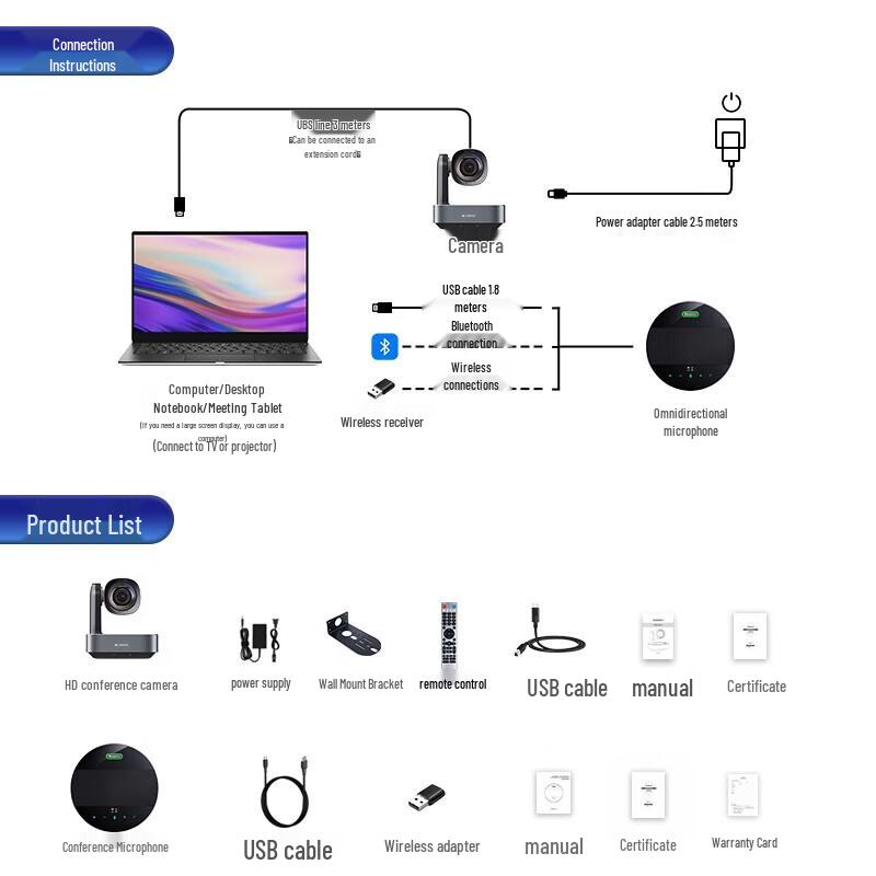 Tenveo 4K Video Conferencing Camera (CN Version)
