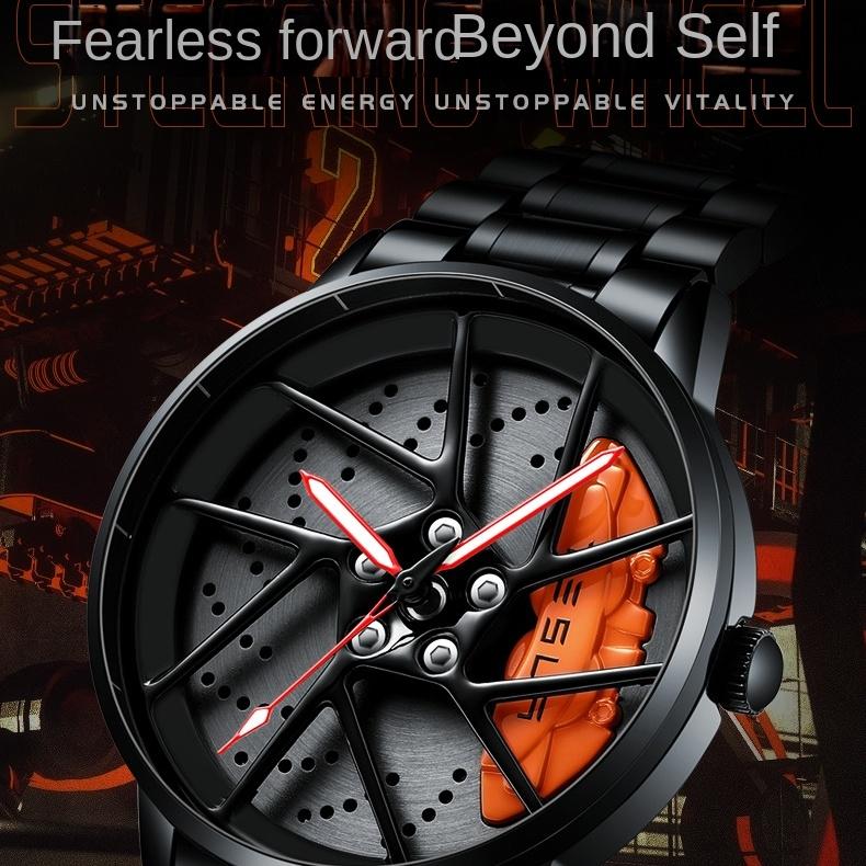 Ceas cu roți SVJ Ceas tridimensional pentru bărbați Ceas pentru bărbați de calitate superioară Ceas autentic pentru bărbați Ceas cu cuarț