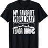 Musik Schlagzeuger T-Shirt Unterschätze niemals einen Jungen mit Schlagzeug T-Shirt