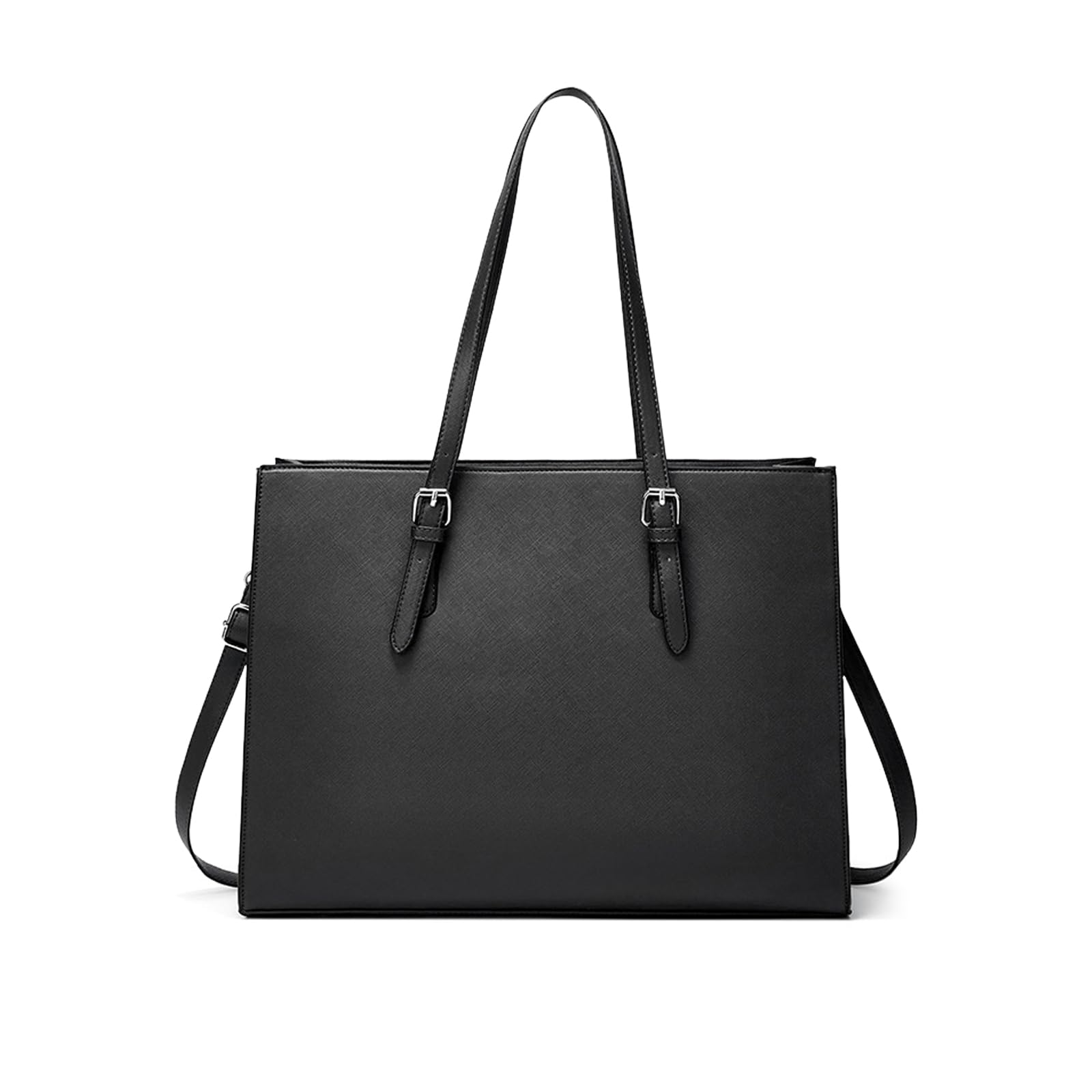 

NICOLE & DORIS Women s A4 Size Tote Bag with Square Dividers, Fits 15.6-inch Laptops, Waterproof, 2-Way Shoulder Tote, Handbag, Shoulder Bag, or