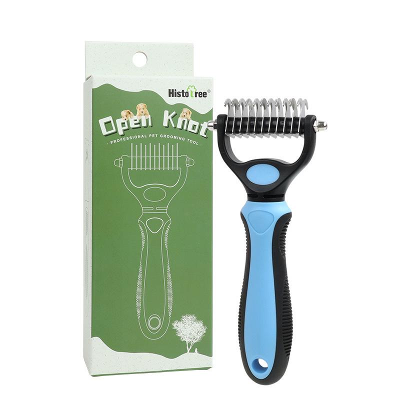 Pet Grooming Comb: Detangling & Loose Hair Remover for Dogs & Cats 92230