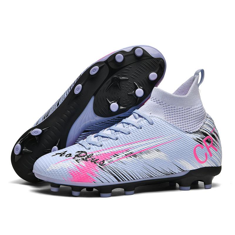Football shoes New spike G football shoes Men's and women's wear-resistant youth student sports football shoes