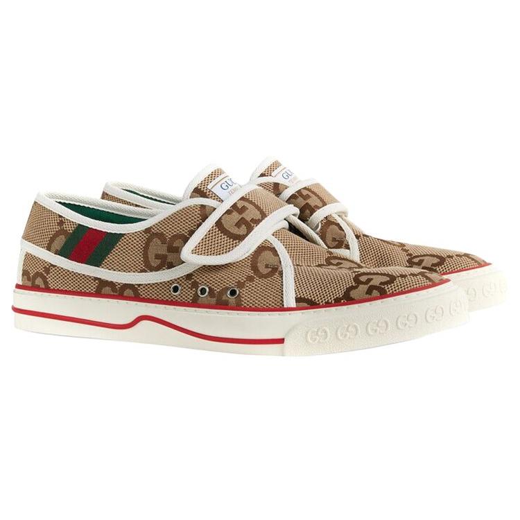 Gucci Wmns Tennis 1977 Velcro 'Jumbo Gg - Beige' Women's 692918 UKO70 2584