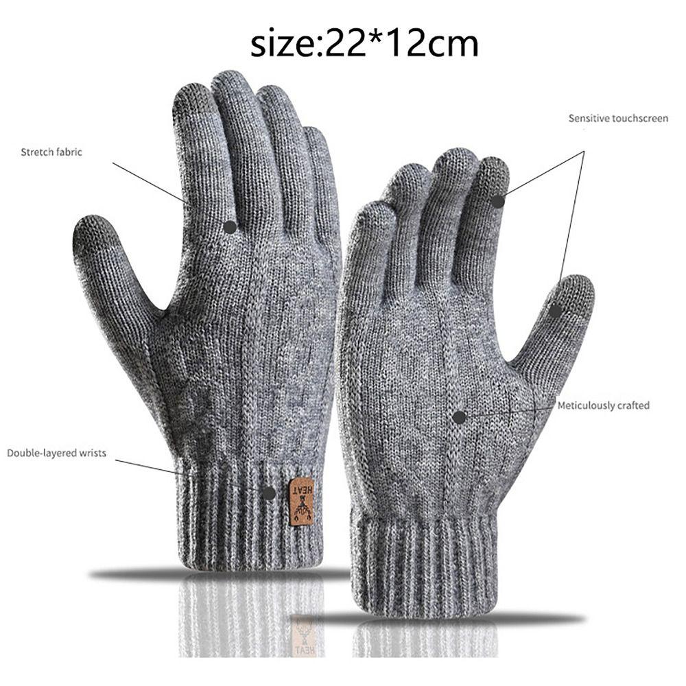 Sensitive Touch Touchscreen Gloves Cotton Fleecing Mittens Warm Winter Gloves For Winter Outdoor