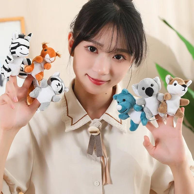 36 Styles Animal Finger Puppet Plush Toy Role Play Tell Story Cloth Doll Baby Educational Toys Children Kids Great Birthday Gift