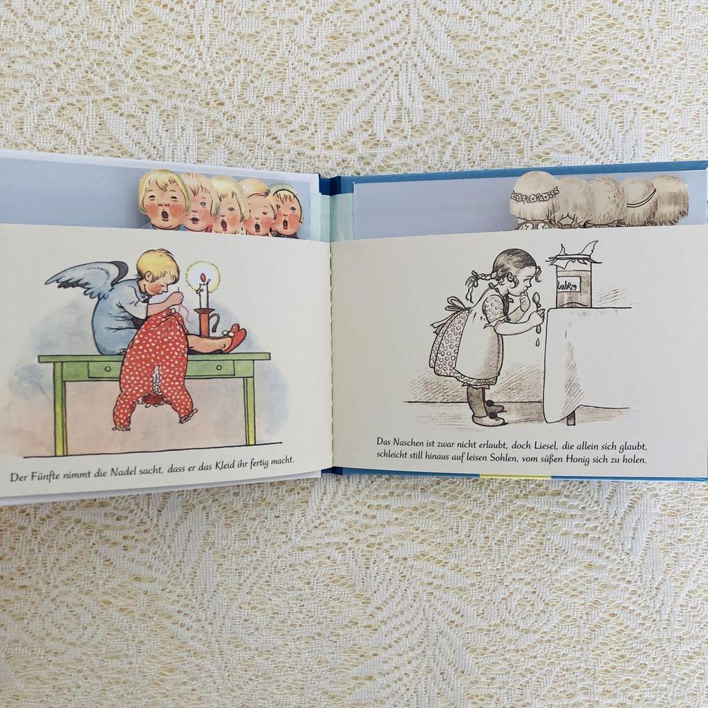 [USED] Foreign books, old books, German picture books, The lovely angels of Erzevenzwietor