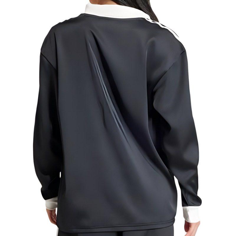 Adidas Originals 3 Stripes Set in Sleeve T Shirt Women's Black IR6099
