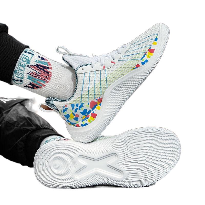 Low-top Basketball Shoes for Men and Women, Summer Mesh Breathable, Non-slip, Wear-resistant, Shock-absorbing, Lightweight Shoes, Combat Boots