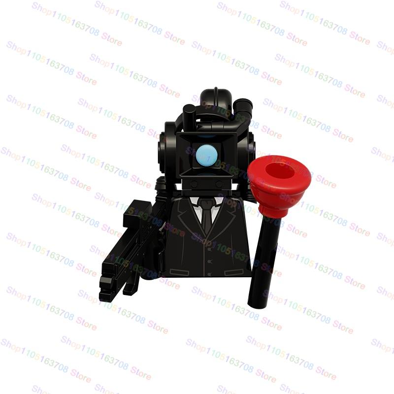 High-Quality Moc High-Quality Skibidi High-Quality Toilet High-Quality Man High-Quality Anime High-Quality Cartoon Construction Pieces Small