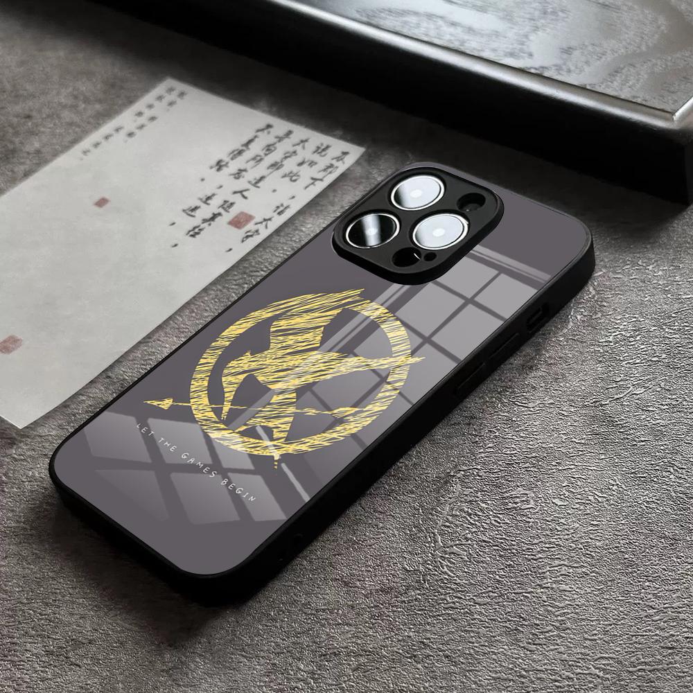 Film The H-Hunger Games Phone Case For IPhone 16 Pro Max 14 17 Air 12 15 11 13 Mini X XR XS Max SE Glass Cover