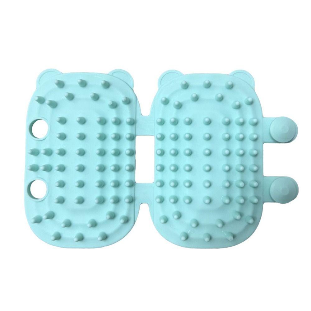 Cat Wall Corner Brush Kitten Soft Face Scratcher Adjustable Self Groomer Silicone Portable Massage Brush Indoor Pet Supplies