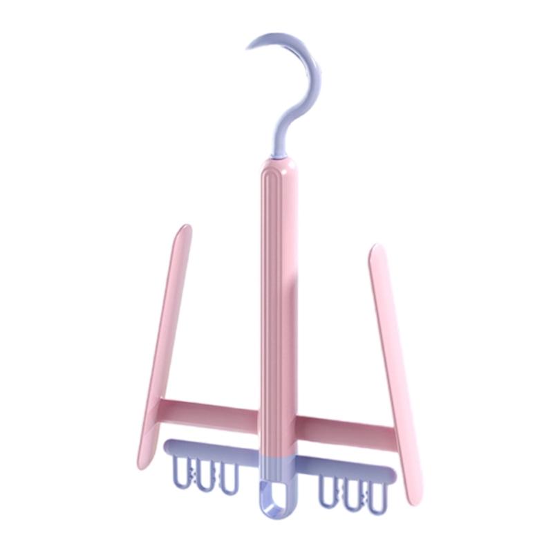 

PP Materials Shoe Drying Rack With Insole Clip 360 Degree Rotating Vertical Space Saving for Home Apartment Balcony розовый