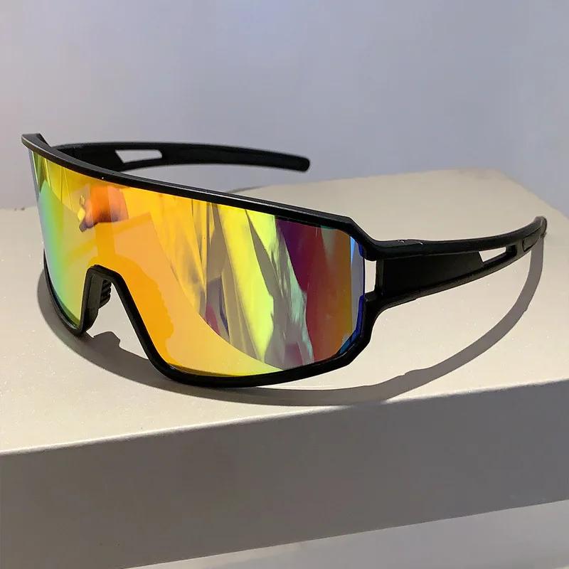 One Piece Sunglasses Women For Men Luxury Brand Designer Vintage Sun Glasses Punk Sport Riding Outdoor Goggle Uv400