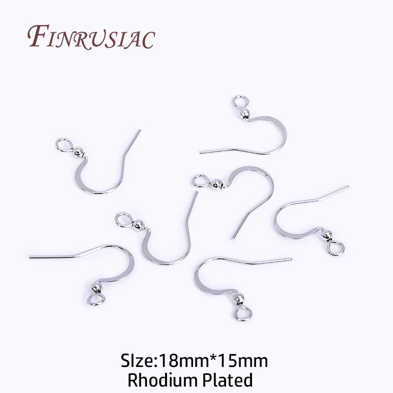 

18K Gold Plated Ear Wire With Loop And Bead,Earring Hooks Accessories DIY Earring Findings Jewelry Making 50 Pieces