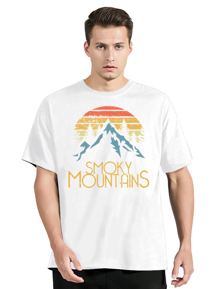 Smoky Mountains Hiking T-shirt Vintage Camping Funny T Shirt Harajuku Streetwear Tshirt Cotton O-neck Summer Unisex Tops Tees