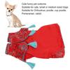 Soft Fabric Dog Cheongsam Floral Print Pet Qipao Dress Traditional Dog Outfit  Daily Wear