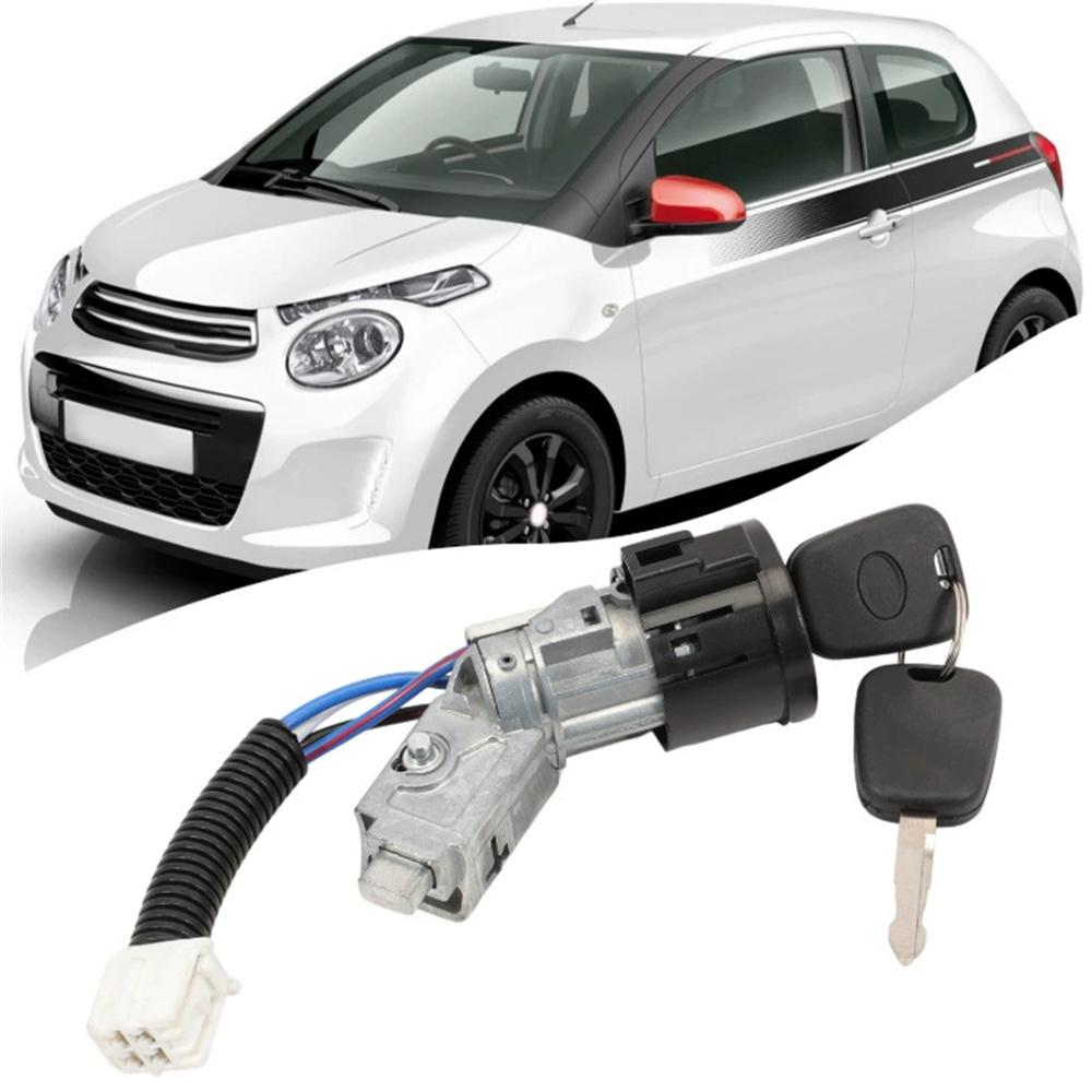 Ignition Lock With 2 Keys N0501412 N0502200 For PEUGEOT 107 CITROEN C1 TOYOTA AYGO
