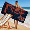 Chicago Bears Print Beach Towel, Large Soft Quick Dry Towel for Beach Camping Swimming