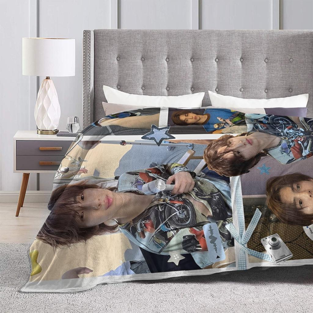 Coperte Kpop Music CORTIS in Pile Morbide Vintage per Decorazione Copriletto,