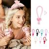 Natáčka se Scrunchie Bez Tepla Čelenka na Vlasy 2 Scrunchies Sponka s Drápkem Na Noc Spící Dámská Natáčka Hedvábná Stuha Dlouhé Kadeře Váleček Styling