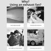 Solar Powered Car Ventilation Fan 3 Cooling Fans,Rechargeable Auto Air Circulation Cooler, Automatic Cooling Car Fan For Vehicle