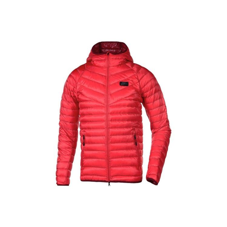 Nike Sports Stay Warm hooded down Jacket Red Men s 693534-657 L