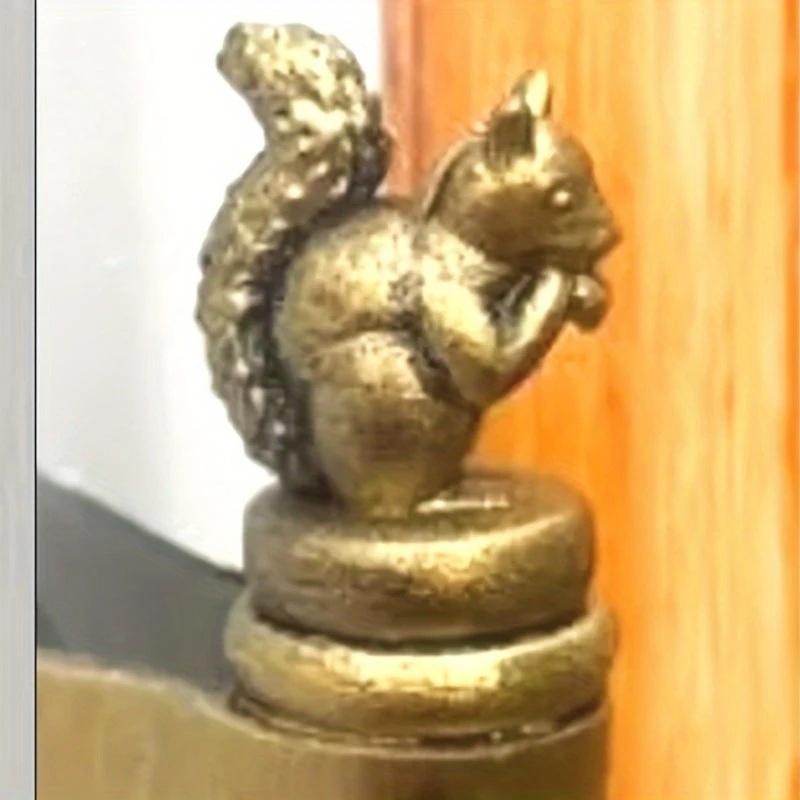 1Pc Festival Decorations Bronze Door Hinges Animal Designs As Well As Magnetic Cabinets And Decorative Statues For Home Offices
