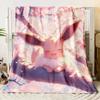 Pok É Mon Motiv Bedruckte Flanelldecke für Schlafzimmer, Wohnzimmer, Sofadecken, Büros, Mittagspausen, Picknicks,