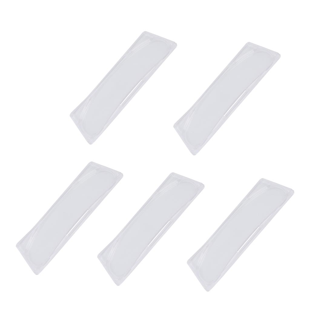 5pcs Transparent DIY Neck Mask Mold Reusable Neck Patch Tray for Facial Mask Maker