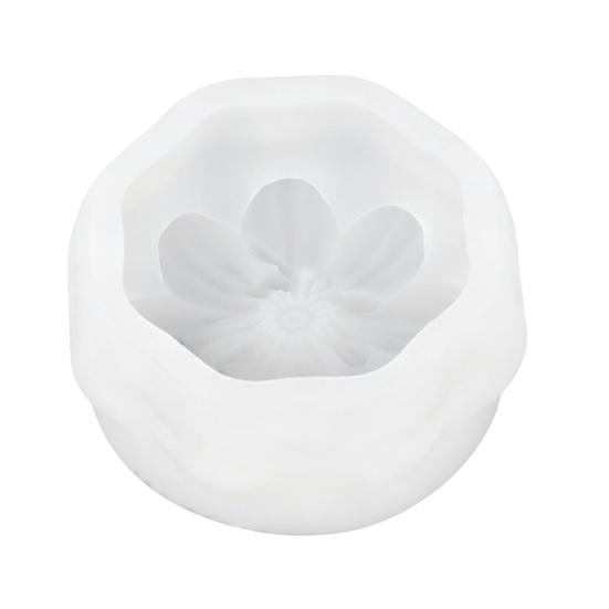 Sakura Flower Rice Cake Flower Shape Mold Silicone Mold Non-Stick for Mooncake Mung E