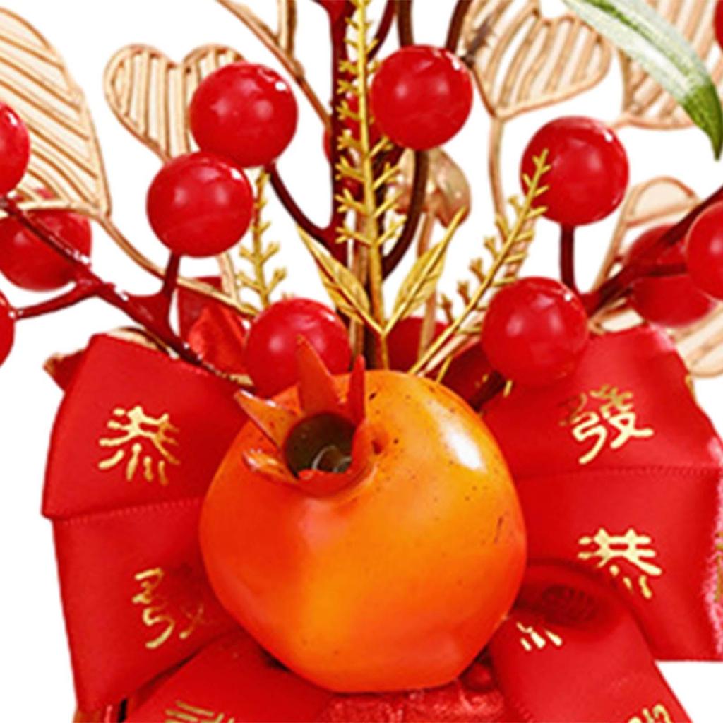 Chinese Lunar New Year Decoration Holiday Feng Shui Artificial Flowers Bouquet