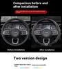 RKM3 Carbon Fiber Suede Car Steering Wheel Cover Jeep Grand Cherokee Wrangler Renegade Patriot Commander Compass Wagoneer Gladiator