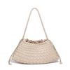 Borsa da donna a spalla singola borsa intrecciata alla moda borsa versatile da sotto braccio borsa a mano retrò madre e figlio