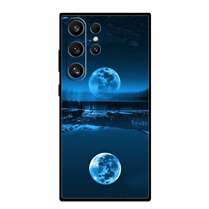 Animals Case For Samsung S26 Pro S25 S24 S23 FE S22 Plus Ultra Black Phone Cover Coque Galaxy S 25 Edge Protector Funda Capa